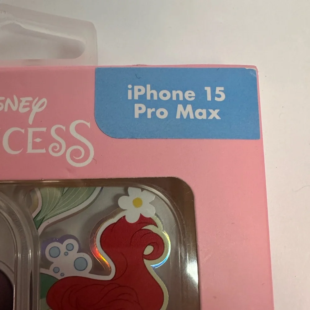 Disney Princess iPhone 15 Pro Max‎ Case - Pink and Multicolor